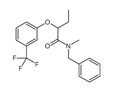 N-benzyl-N-methyl-2-[3-(trifluoromethyl)phenoxy]butanamide结构式