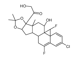 3-chlorofluocinolone acetonide Structure