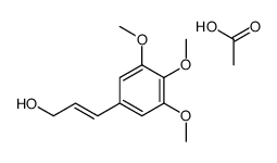 acetic acid,3-(3,4,5-trimethoxyphenyl)prop-2-en-1-ol Structure