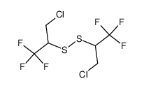 bis(1-(trifluoromethyl)-2-chloroethyl) disulfide结构式