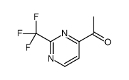 1-[2-(trifluoromethyl)pyrimidin-4-yl]ethanone Structure