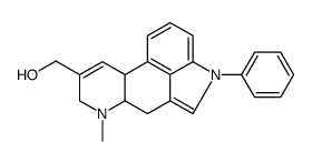 [(6aR,10aR)-7-methyl-4-phenyl-6,6a,8,10a-tetrahydroindolo[4,3-fg]quinoline-9-yl]methanol Structure