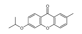 2-methyl-6-propan-2-yloxyxanthen-9-one Structure