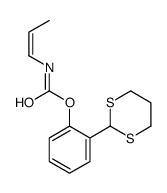 [2-(1,3-dithian-2-yl)phenyl] N-prop-1-enylcarbamate Structure