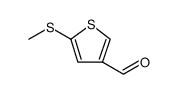 2-(Methylthio)thiophene-4-carboxaldehyde结构式