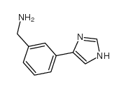 3-(1H-Imidazol-4-yl)-benzylamine structure