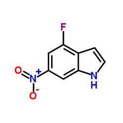 4-Fluoro-6-nitro-1H-indole Structure