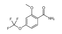 2-METHOXY-4-(TRIFLUOROMETHOXY)BENZAMIDE picture