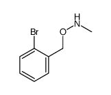 N-[(2-bromophenyl)methoxy]methanamine Structure