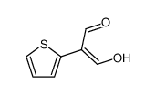 (Z)-3-Hydroxy-2-thiophen-2-yl-propenal Structure