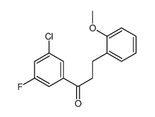 3'-CHLORO-5'-FLUORO-3-(2-METHOXYPHENYL)PROPIOPHENONE图片