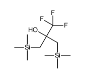 1,1,1-trifluoro-3-trimethylsilyl-2-(trimethylsilylmethyl)propan-2-ol结构式