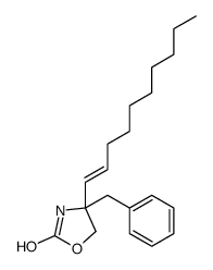 (4R)-4-benzyl-4-dec-1-enyl-1,3-oxazolidin-2-one结构式