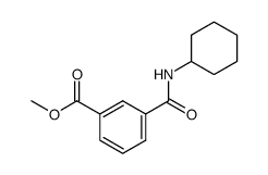 methyl 3-(cyclohexylcarbamoyl)benzoate结构式