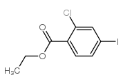 2-氯-4-碘苯甲酸乙酯结构式