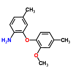 2-(2-Methoxy-4-methylphenoxy)-4-methylaniline结构式