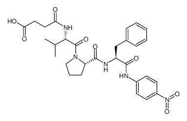 Suc-Val-Pro-Phe-pNA结构式