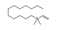 n-dodecyldimethylvinylsilane Structure