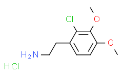 2-(2-CHLORO-3,4-DIMETHOXYPHENYL)ETHANAMINE HCL结构式