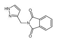 2-(1H-pyrazol-5-ylmethyl)isoindole-1,3-dione Structure