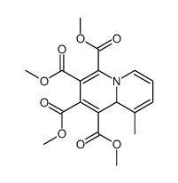 9-Methyl-9aH-quinolizine-1,2,3,4-tetracarboxylic acid tetramethyl ester结构式