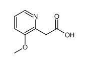 2-(3-methoxypyridin-2-yl)acetic acid structure