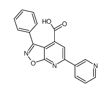 3-phenyl-6-(pyridin-3-yl)isoxazolo[5,4-b]pyridine-4-carboxylic acid structure