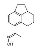 1-(1,2,6,7,8,8a-hexahydro-acenaphthylen-5-yl)-ethanone oxime结构式