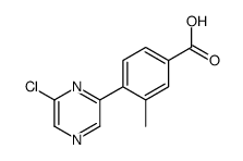 4-(6-氯吡啶-2-基)-3-甲基苯甲酸结构式