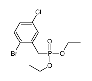 Diethyl (2-bromo-5-chlorobenzyl)phosphonate Structure