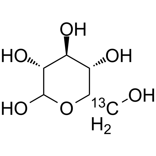 D-Glucose-13C-5 structure