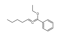 1-Ethoxy-1-phenyl-hepta-1,2-dien Structure