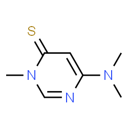 4(3H)-Pyrimidinethione,6-(dimethylamino)-3-methyl- Structure