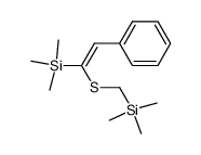 α-(trimethylsilyl)stylyl (trimethylsilyl)methyl sulfide结构式