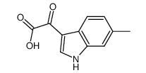 2-(6-methyl-1H-indol-3-yl)-2-oxoacetic acid结构式