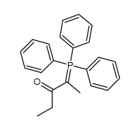 triphenyl-(1-propionylethylidene)phosphorane Structure