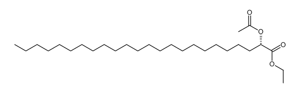 ethyl (2S)-2-acetoxytetracosanoate结构式