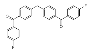 [4-[[4-(4-fluorobenzoyl)phenyl]methyl]phenyl]-(4-fluorophenyl)methanone结构式