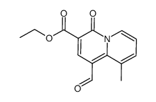 ethyl 1-formyl-9-methyl-4-oxo-4H-quinolizine-3-carboxylate Structure