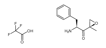 (S)-2-amino-1-((R)-2-methyloxiran-2-yl)-3-phenylpropan-1-one 2,2,2-trifluoroacetate Structure