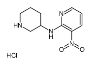 3-硝基-N-3-哌啶基-2-吡啶胺盐酸盐图片