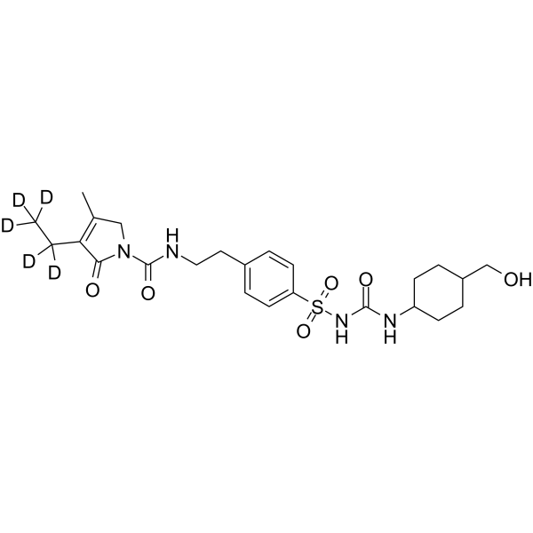 (Rac)-trans-Hydroxy Glimepiride-d5图片