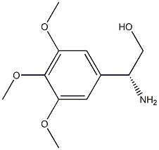 (2R)-2-AMINO-2-(3,4,5-TRIMETHOXYPHENYL)ETHAN-1-OL Structure