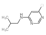 6-chloro-N-isobutylpyrimidin-4-amine结构式