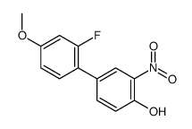 4-(2-fluoro-4-methoxyphenyl)-2-nitrophenol Structure