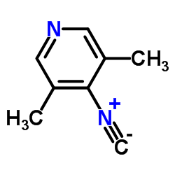 Pyridine, 4-isocyano-3,5-dimethyl- (9CI) Structure