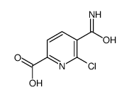 5-CARBAMOYL-6-CHLOROPICOLINIC ACID Structure