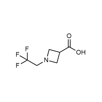 1-(2,2,2-Trifluoroethyl)azetidine-3-carboxylic acid structure