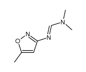 Methanimidamide, N,N-dimethyl-N-(5-methyl-3-isoxazolyl)- (9CI) structure