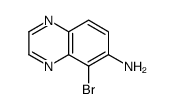 6-AMINOCHINOXALIN-5-BROMCHINOXALIN结构式